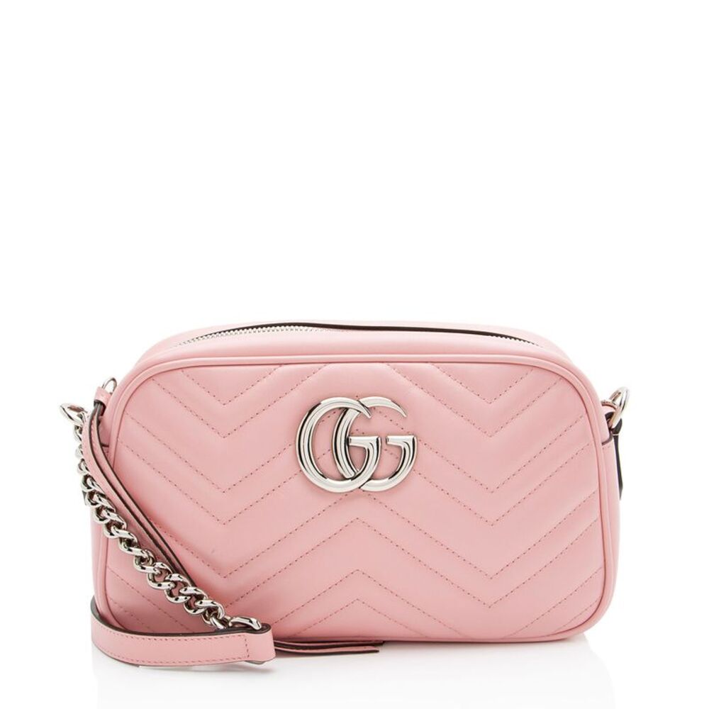 Gucci Matelasse Leather GG Marmont Small Camera Bag